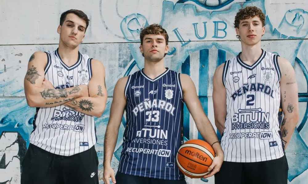 las camisetas mas lindas del basquet bonaerense - peñarol